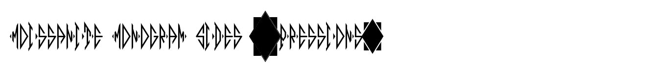 Moissanite Monogram Sides (10000 Impressions)
